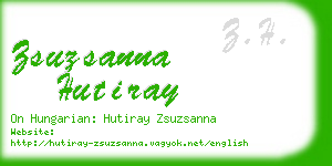 zsuzsanna hutiray business card